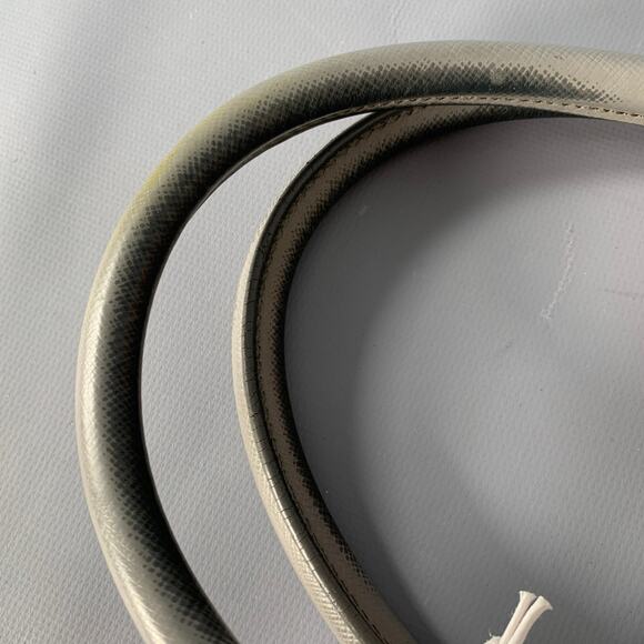 PRADA Galleria Grey Saffiano Leather Top Handles Handbag - Picture 9 of 14